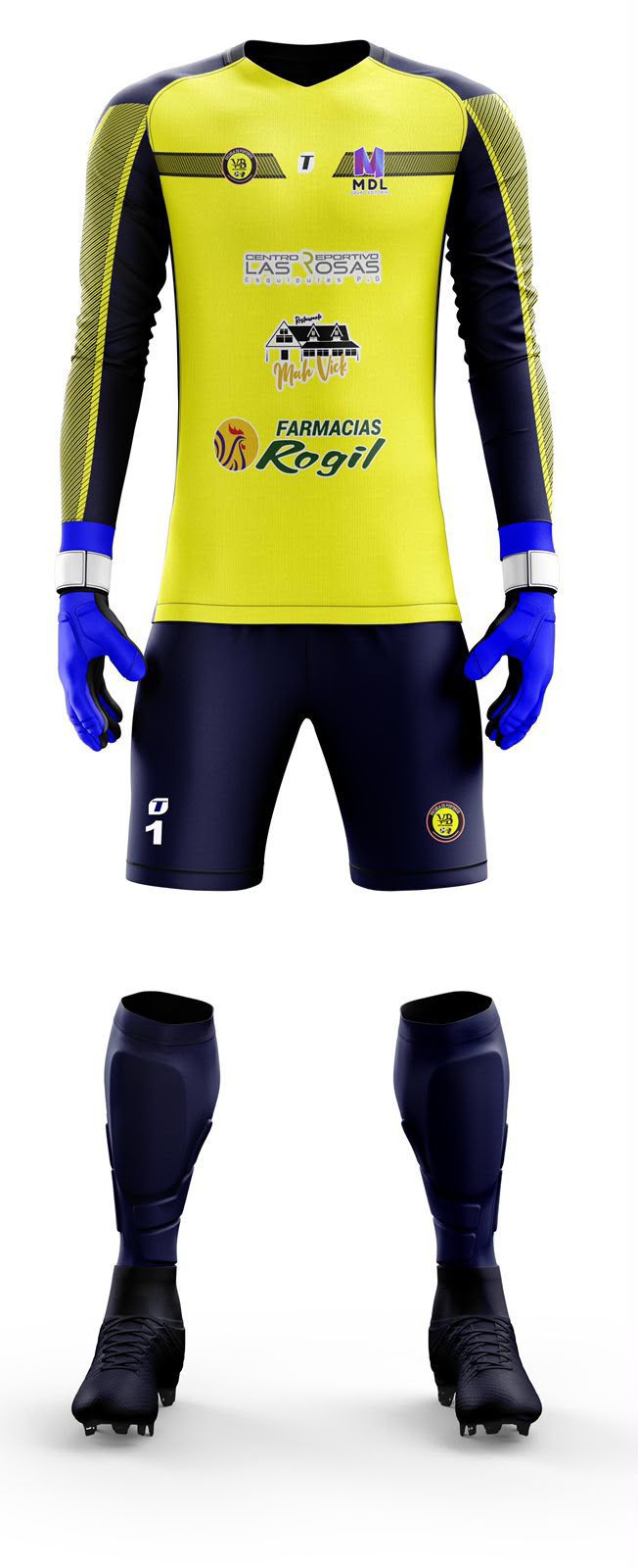 Uniforme de portero de la Academia Víctor Bolívar